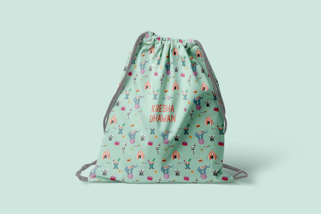 Clowing Around -Drawstring Bags