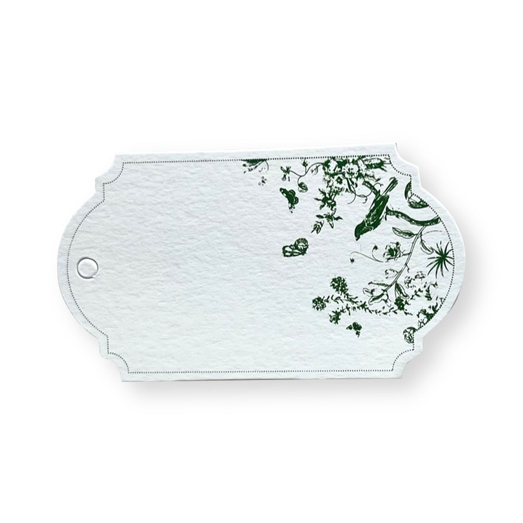 Oriental Sky Gift Tags Green