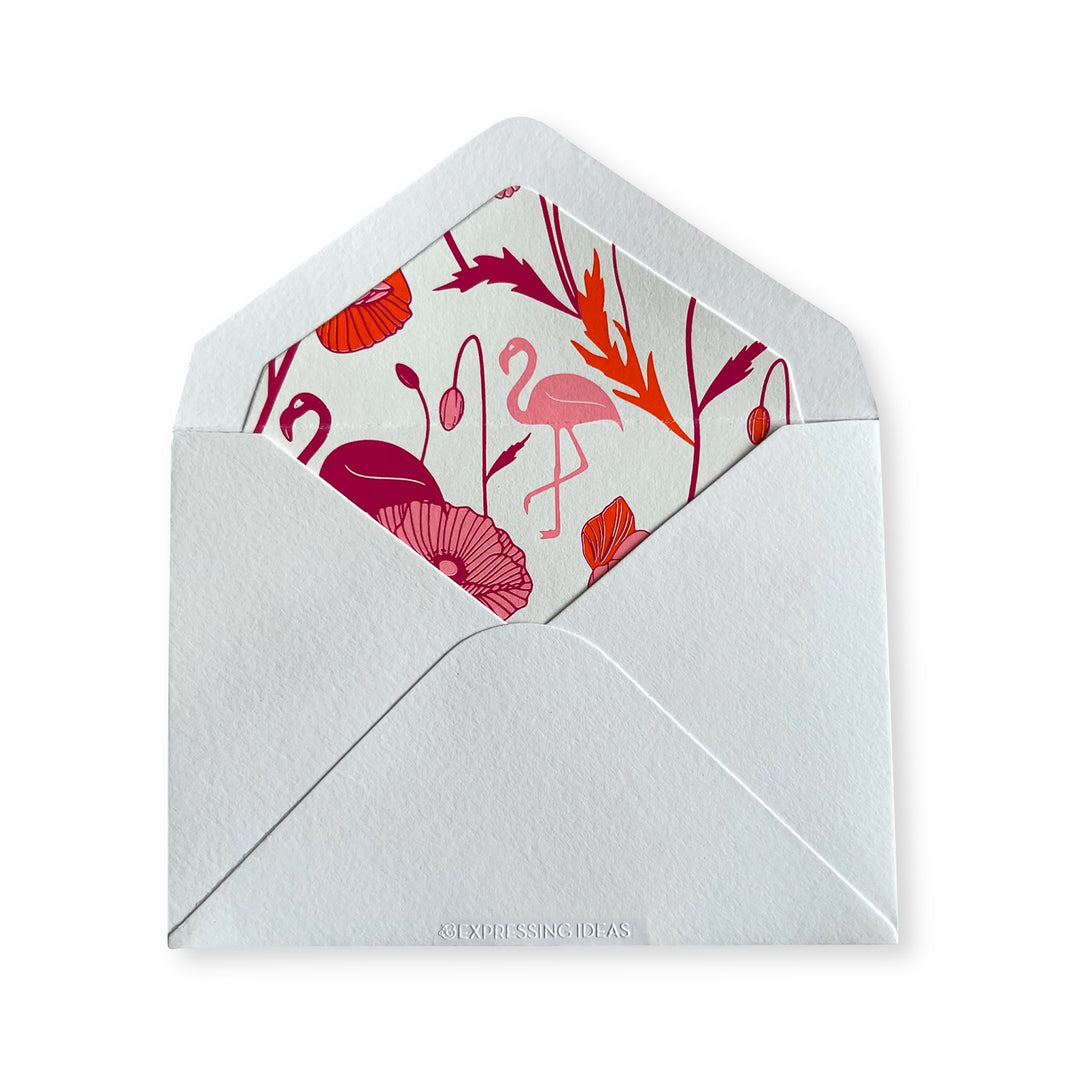 Flamingo Fiesta Notecard Set