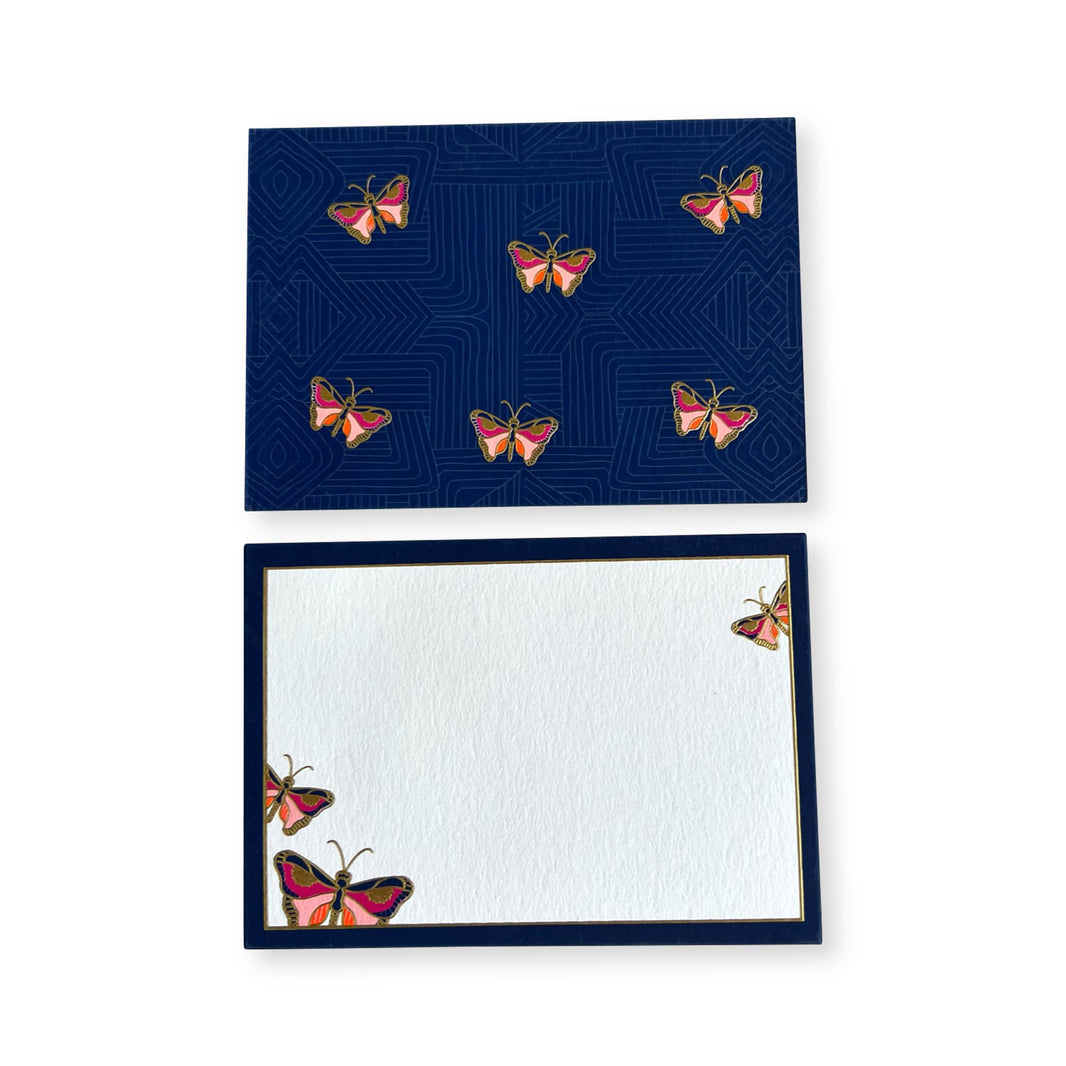 Midnight Butterflies Notecard Set