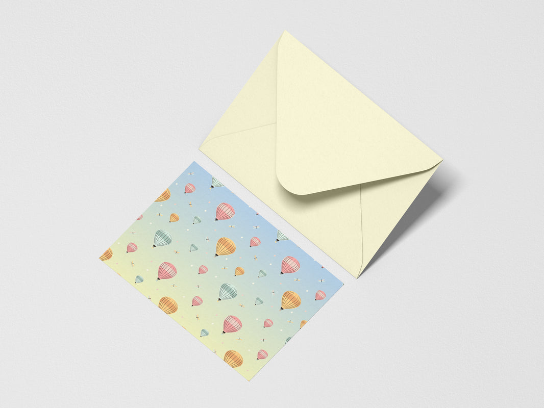 Up up and Away - Notecards & Envelopes