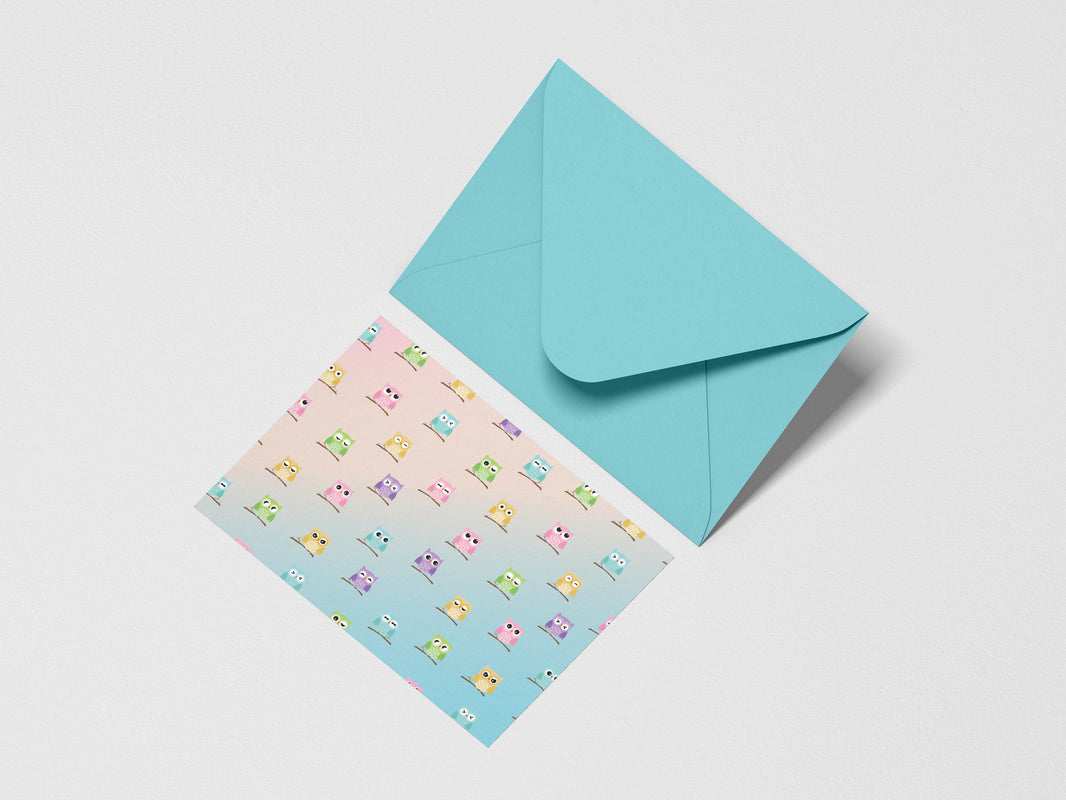Owl over it - Notecards & Envelopes