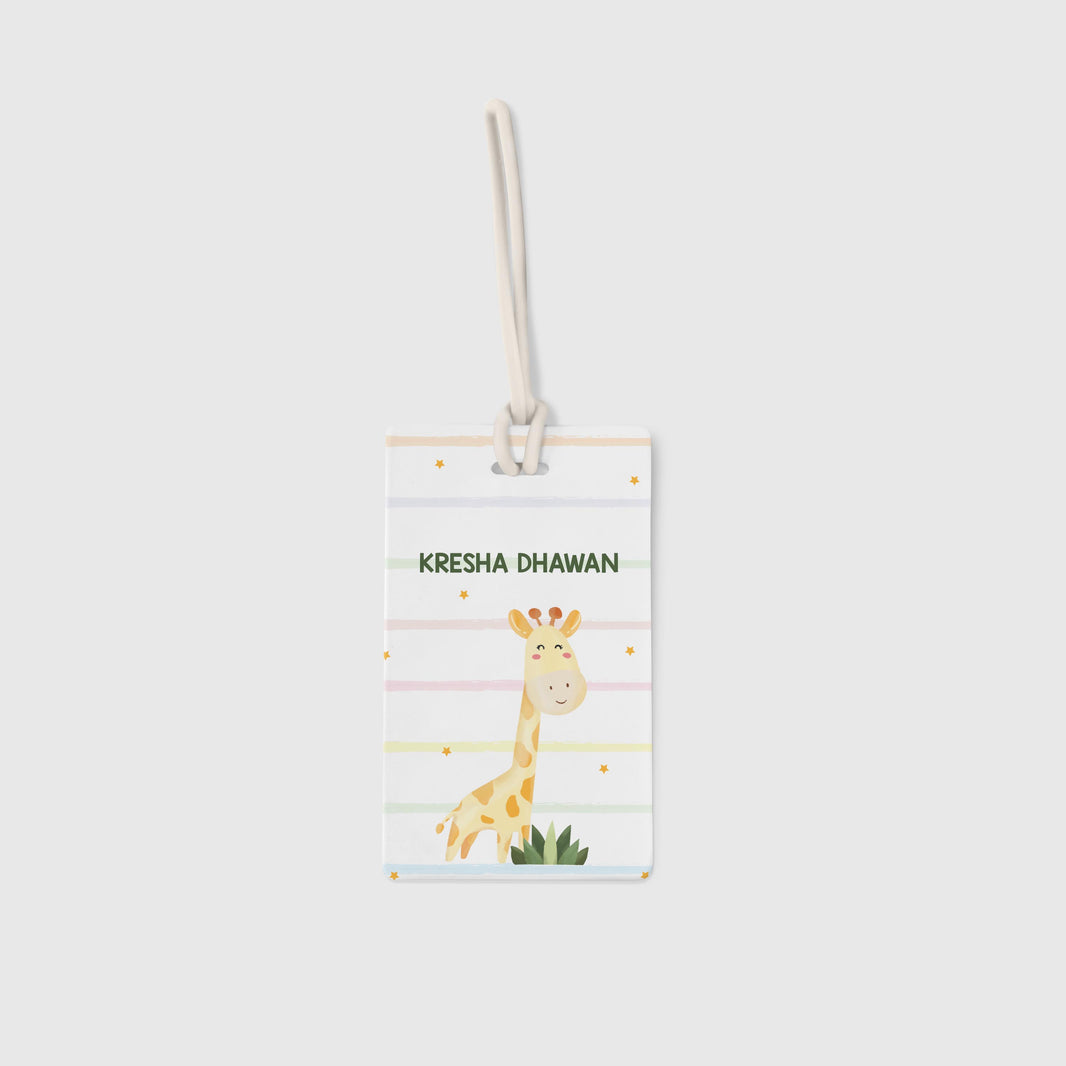 Striped Giraffe - Baggage Tags