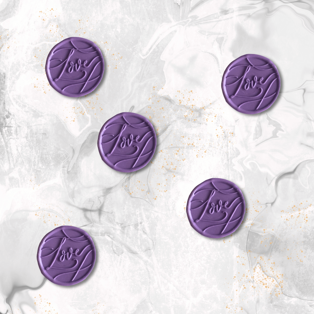 Purple Love Wax Seal